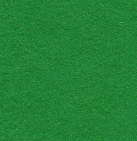 Kelly Green Wool Blend Felt