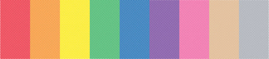 Tinted Checkered Variety Rainbow BASICS Custom Print